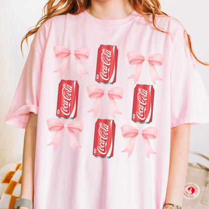 Soda Bow Retro Sweatshirt or T Shirt