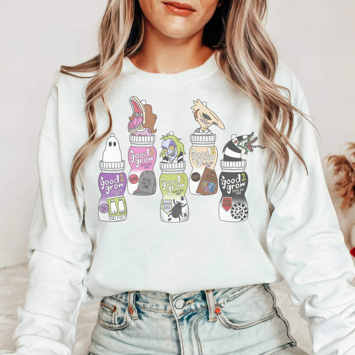 Halloween Juice Retro Sweatshirt or T Shirt