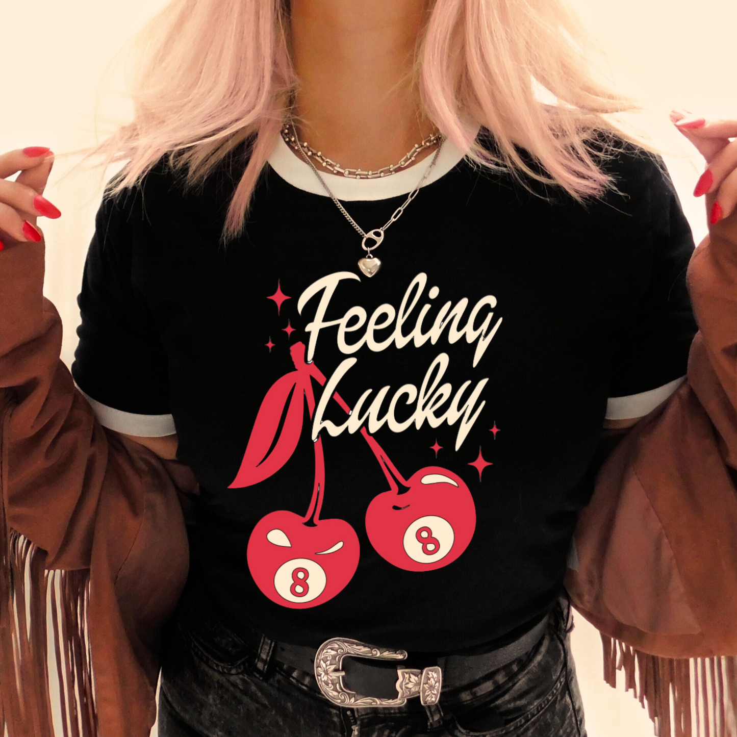 Feeling Lucky Ringer Tee