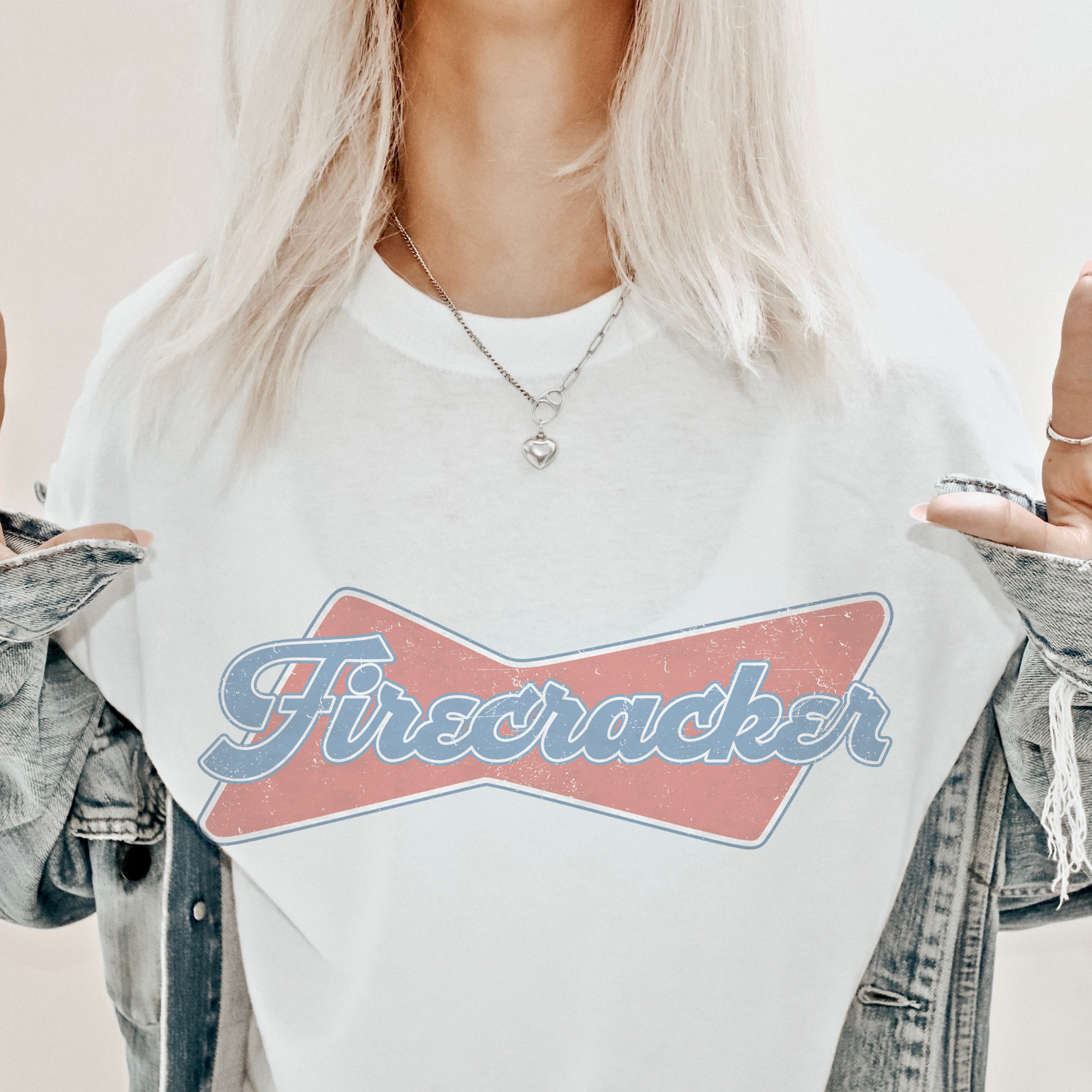 Firecracker Retro T Shirt