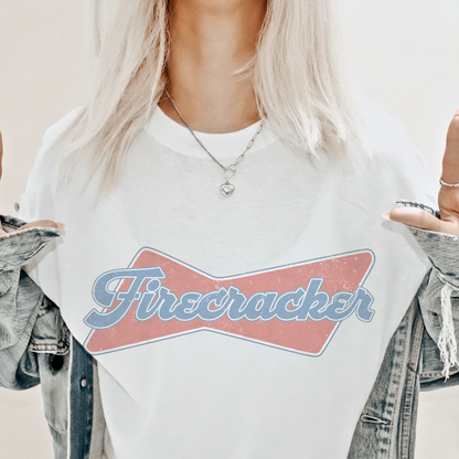 Firecracker Retro T Shirt