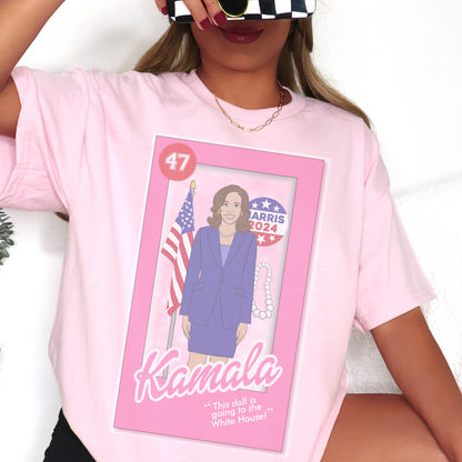 Kamala Doll Retro Sweatshirt or T Shirt