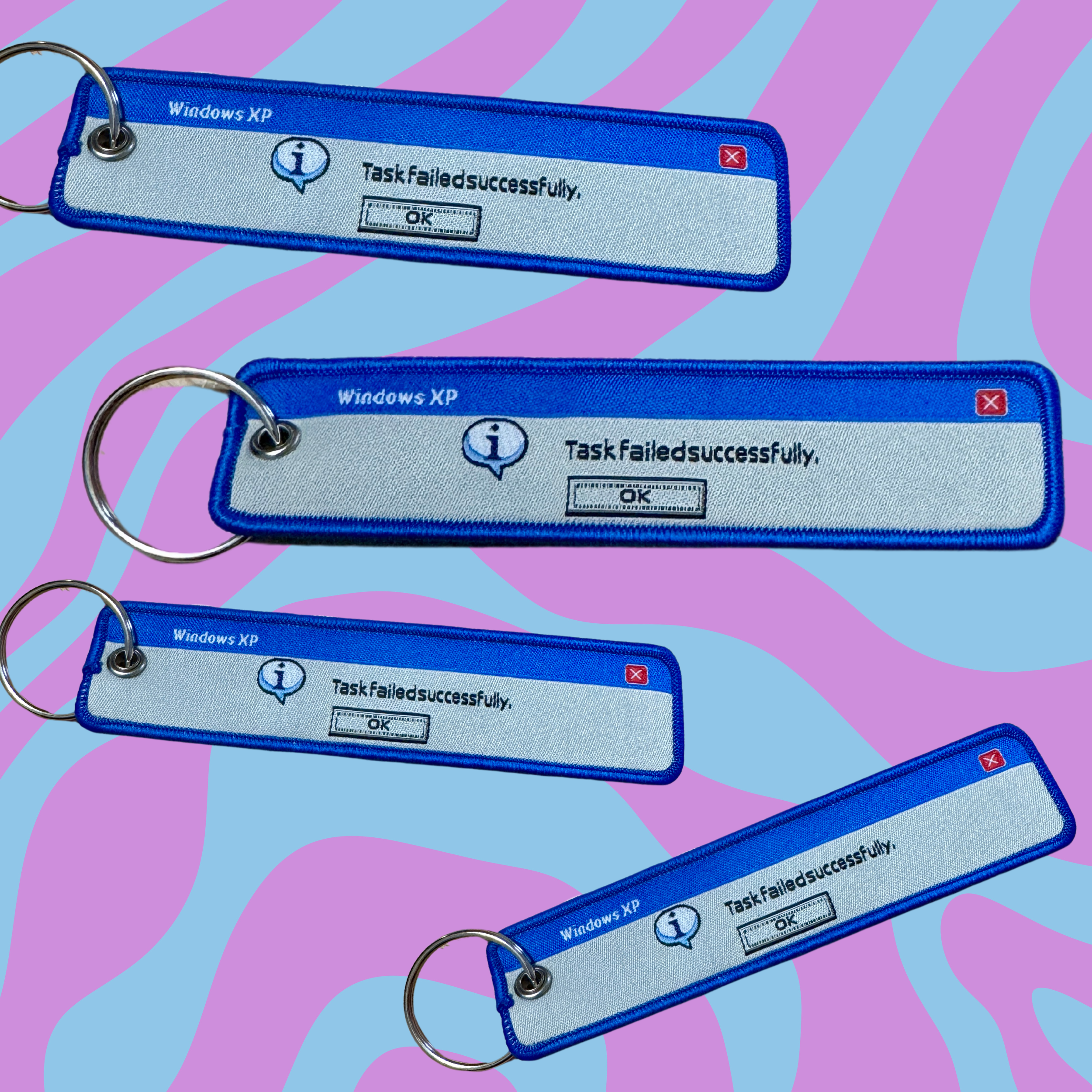 Defect Keychain Task Failed Keychain – The Boise Babes