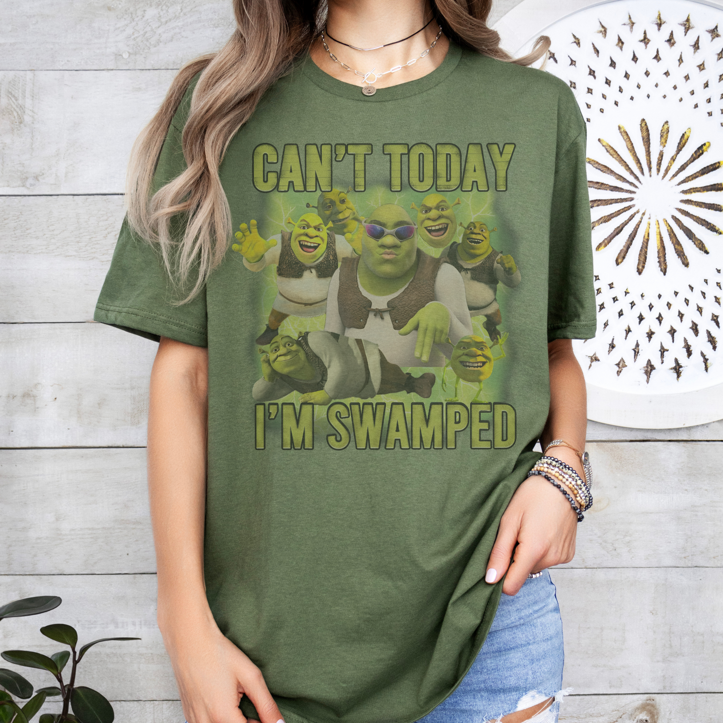 Can't Today I'm Swamped Retro Sweatshirt or T Shirt