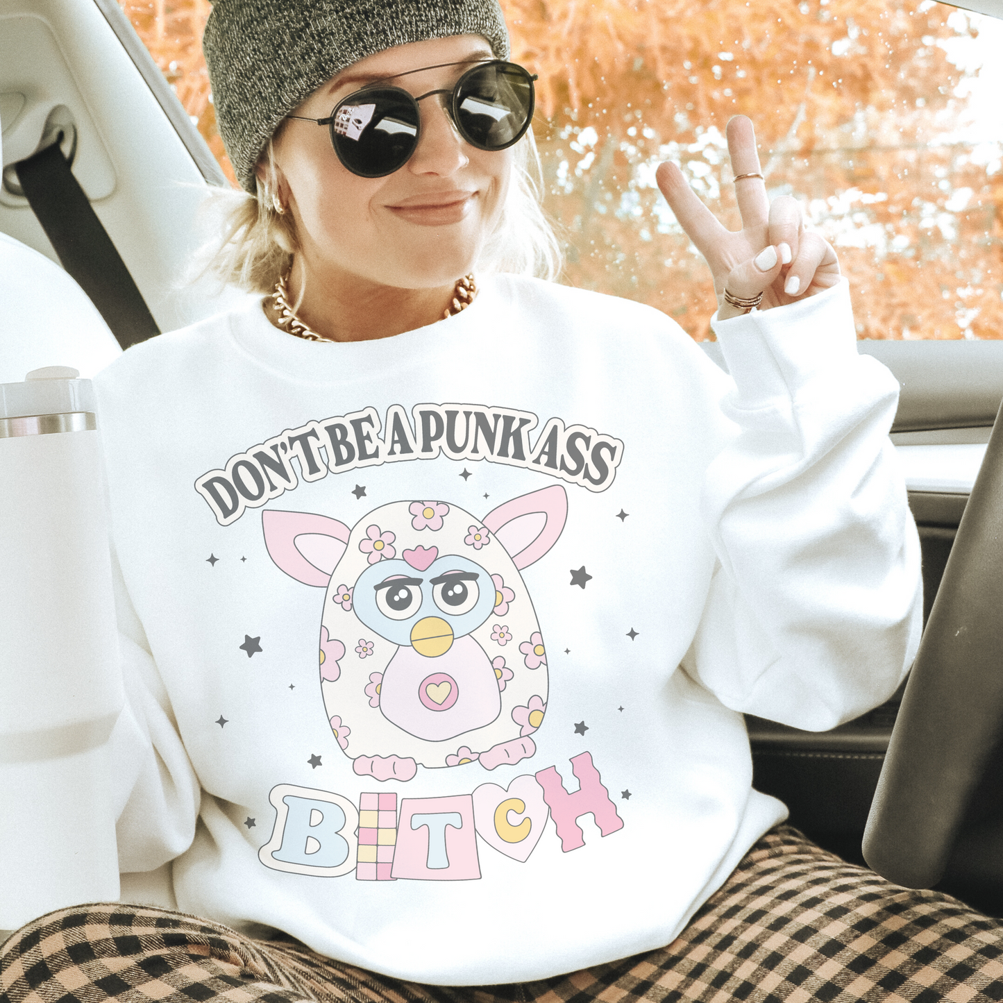 Don't Be A Punk Ass Bitch Retro Sweatshirt or T Shirt