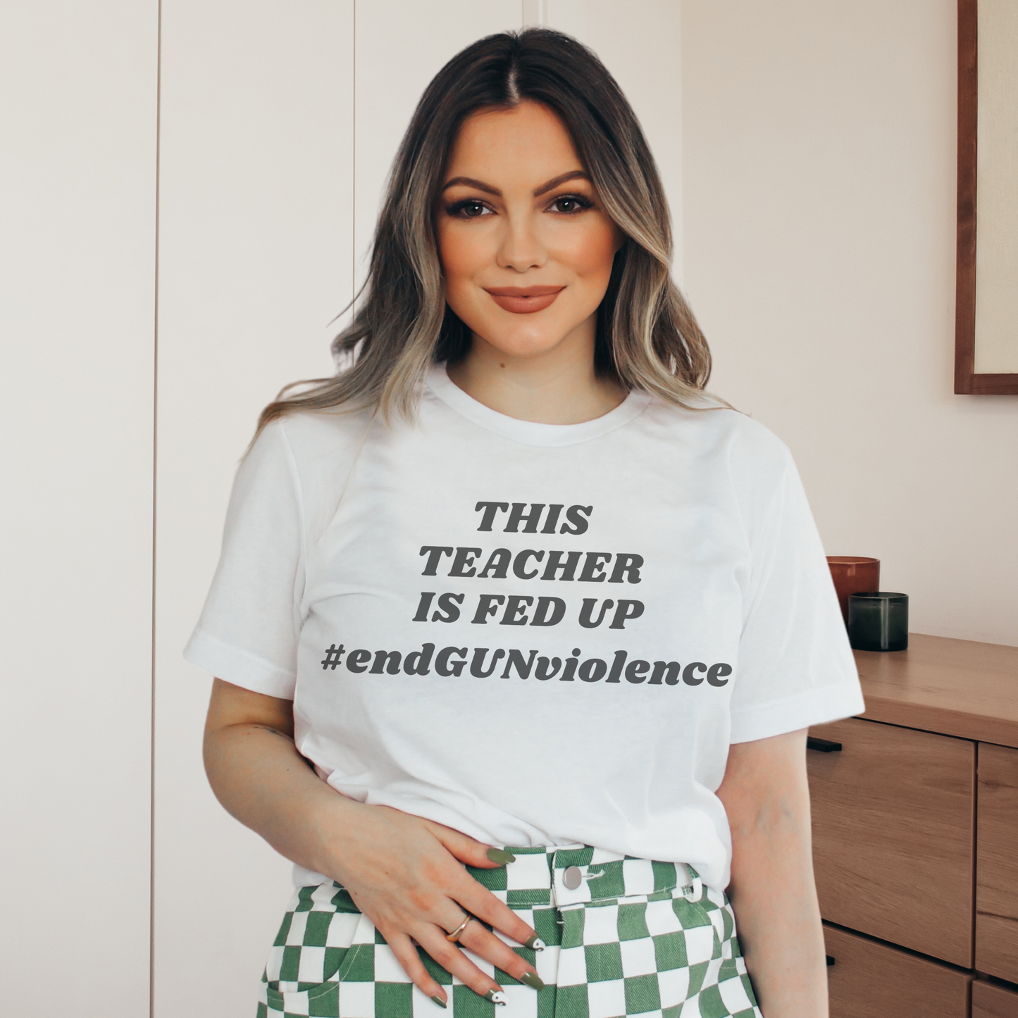 This Teacher is Fed Up, End Gun Violence T Shirt