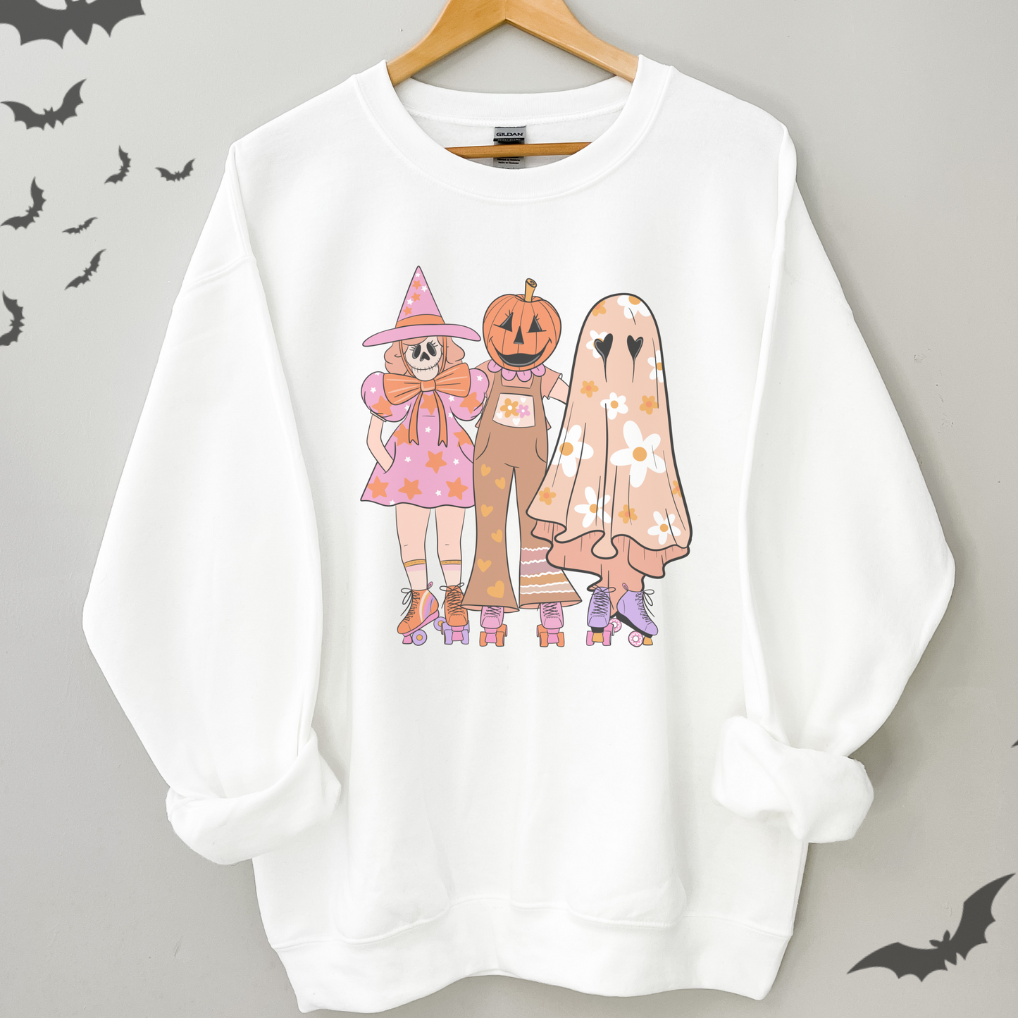 Vintage Halloween Groovy Friends Retro T Shirt or Sweatshirt