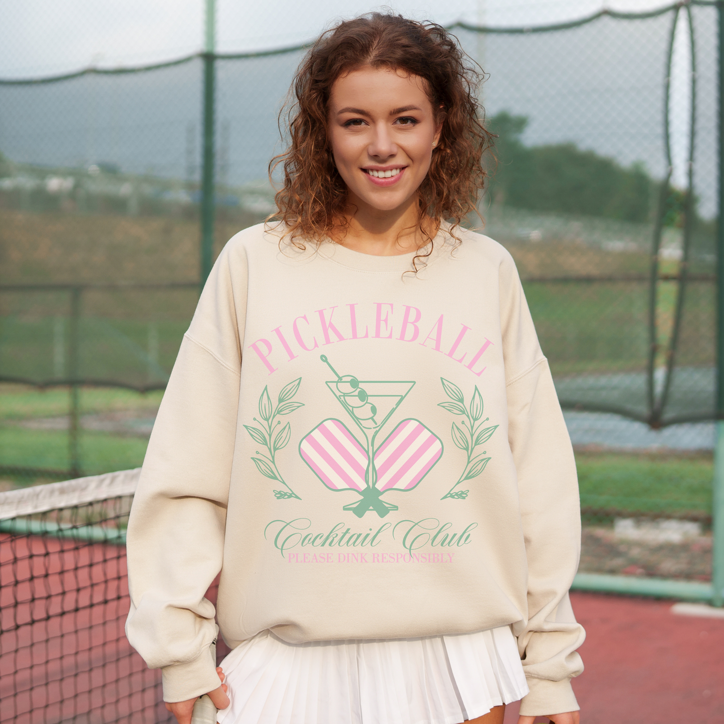 Pickleball Retro Sweatshirt