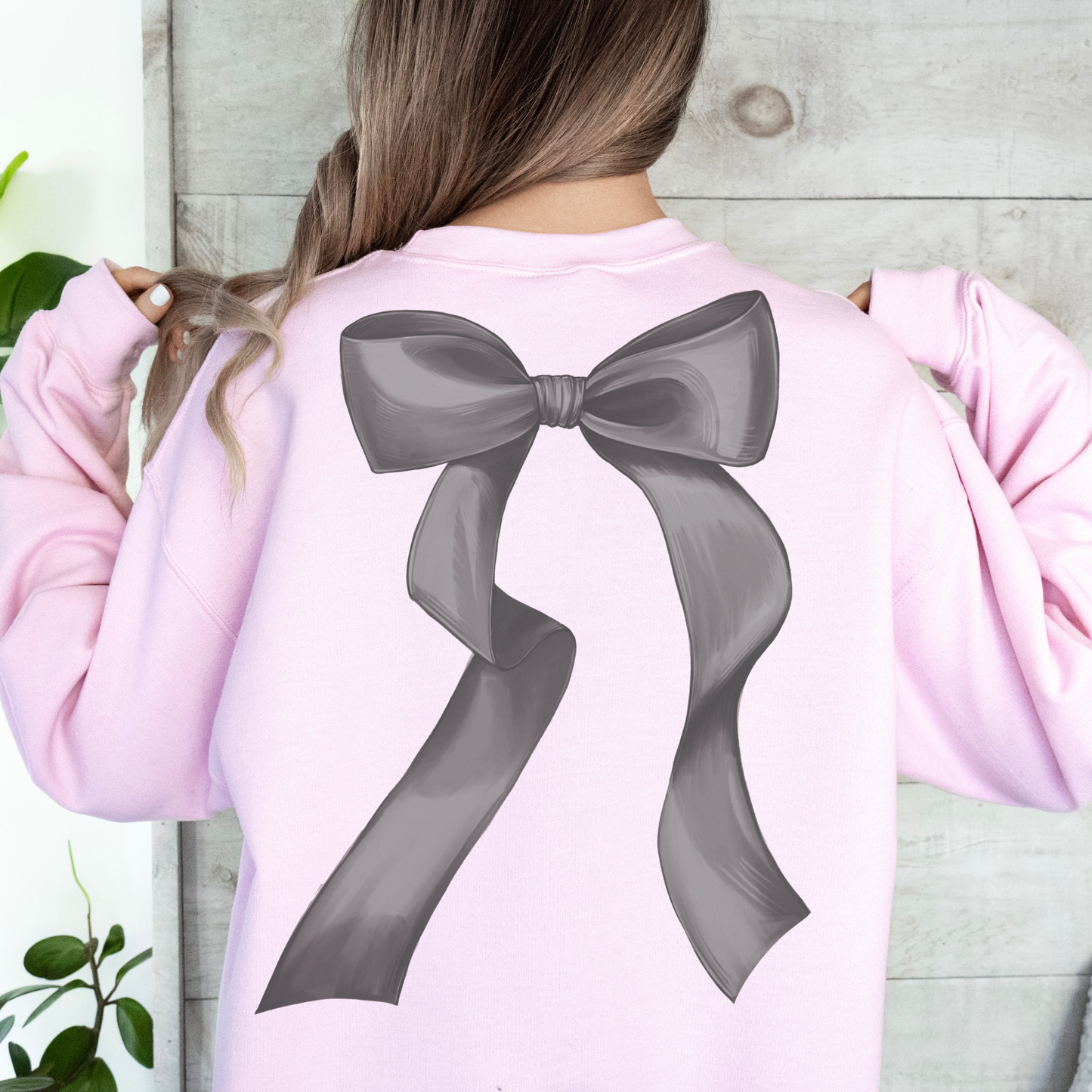 Black Bow Retro Sweatshirt