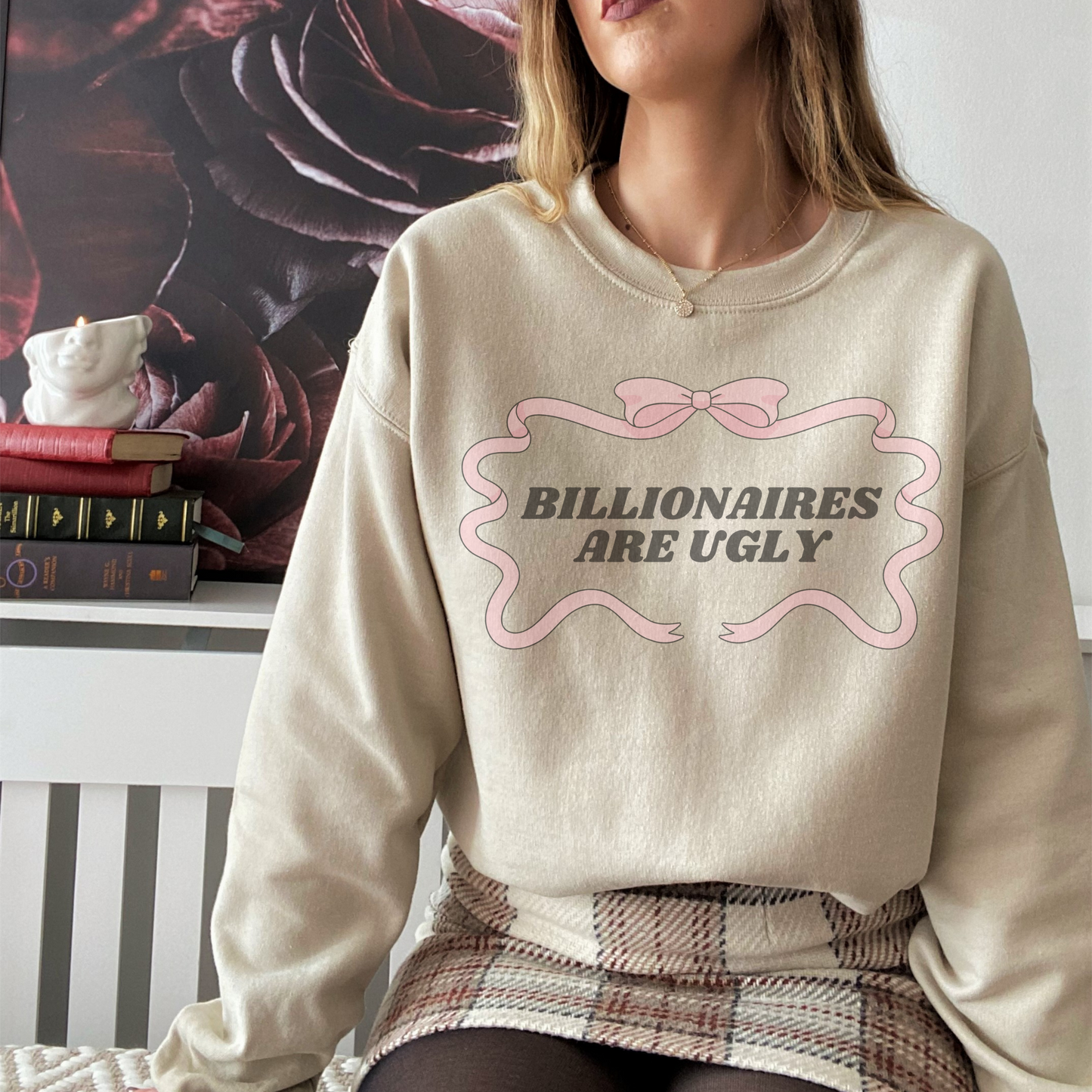 Billionaires are Ugly Retro Sweatshirt or T Shirt