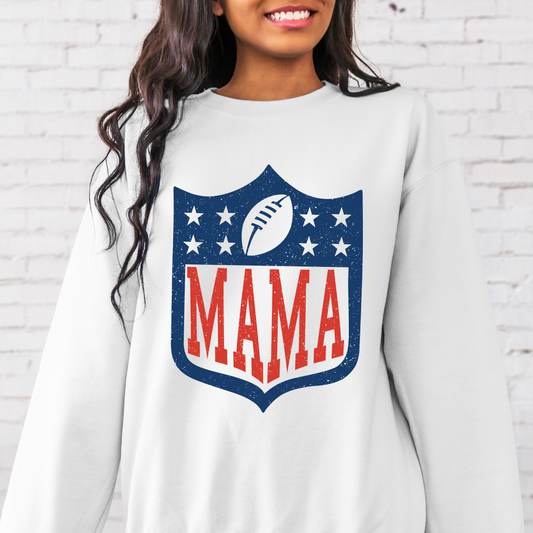 Football Mama Retro T Shirt or Sweatshirt