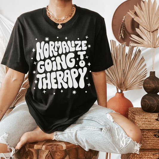 Normalize Going to Therapy T Shirt