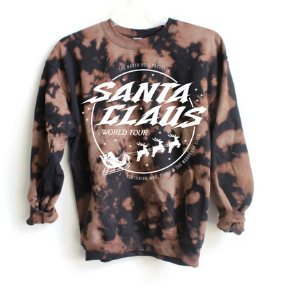 Santa World Tour Bleach Sweatshirt