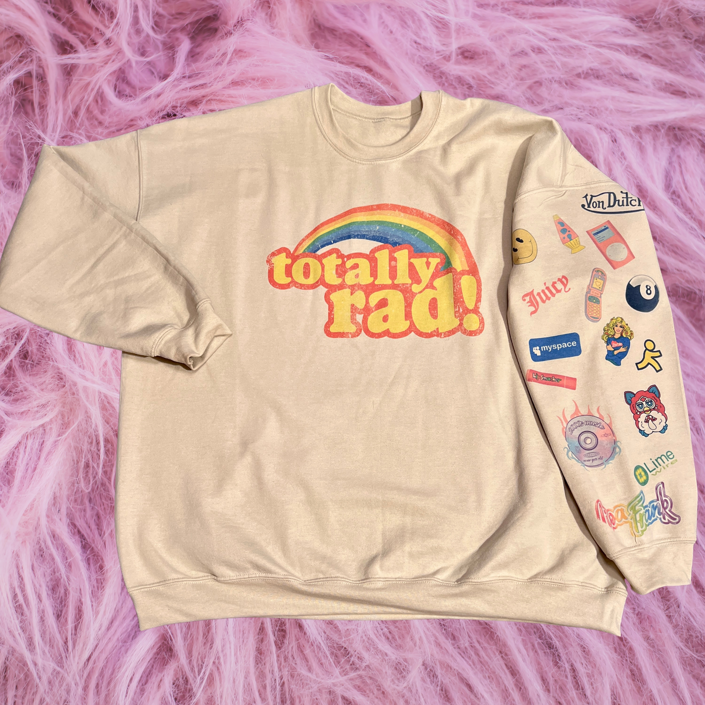 Throwback Totally Rad Retro Sweatshirt