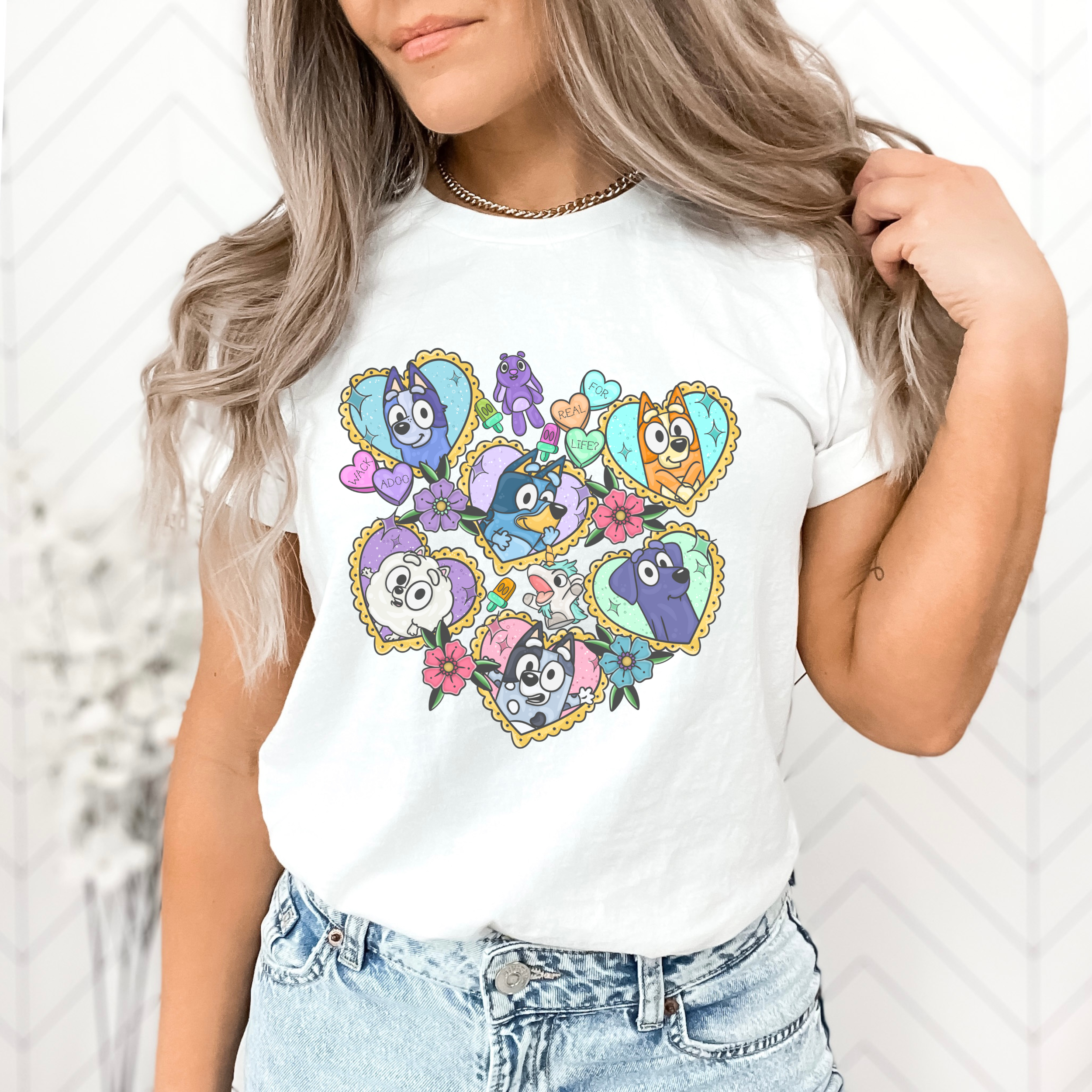  Bluey Mama Character Shirt, Mama Life Bluey T-shirt