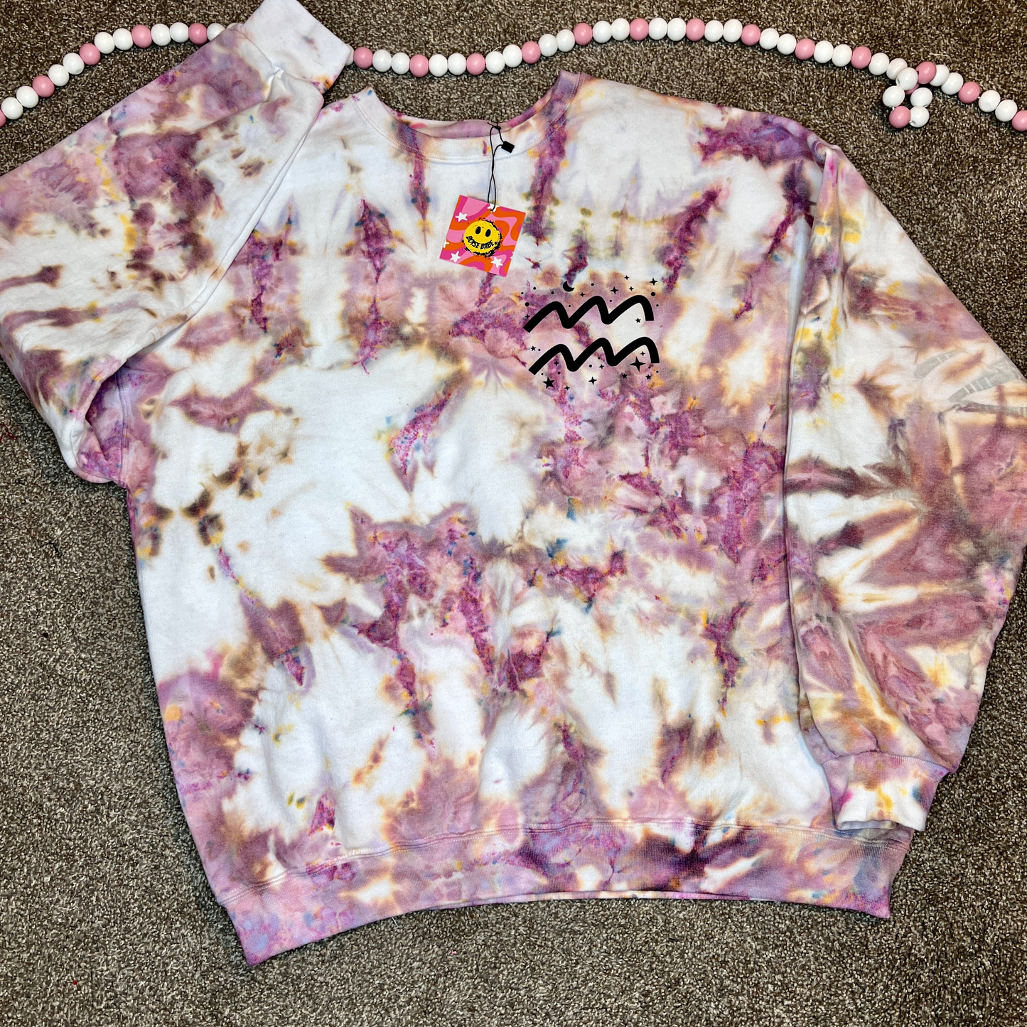 Zodiac Tie Dye Sweatshirt