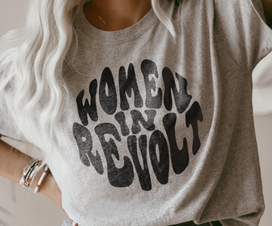 Women in Revolt Retro T Shirt