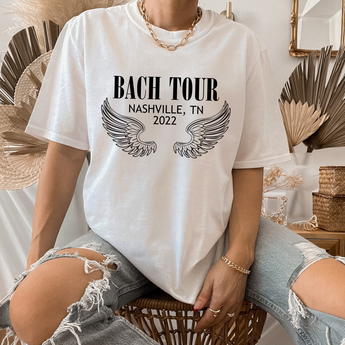 Bach Tour Nashville Retro T Shirt