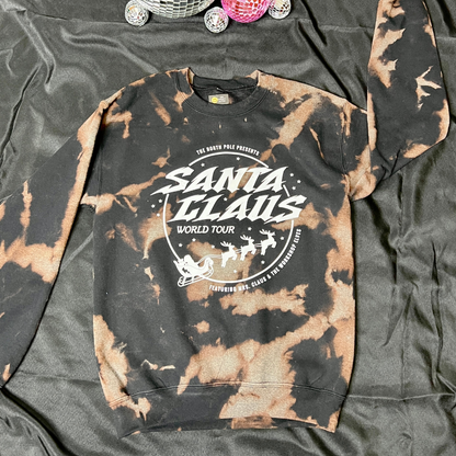 Santa World Tour Bleach Sweatshirt