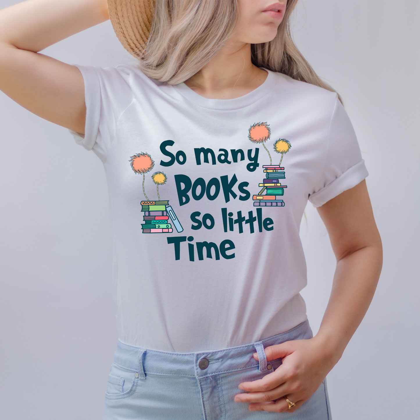 So Many Books, So Little Time Retro Teacher T Shirt