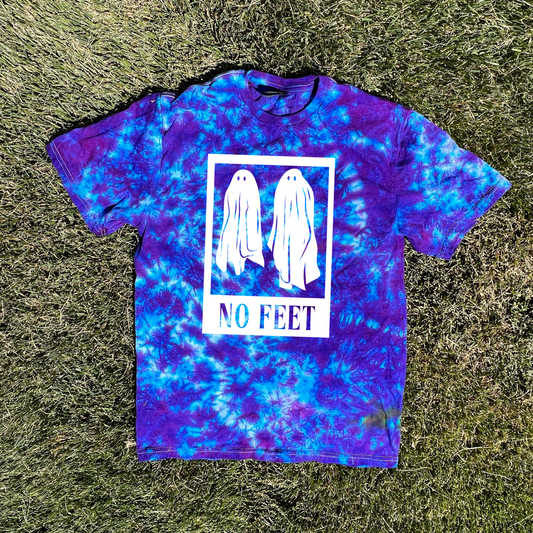 Ghost Electric Blue Tie Dye T Shirt or Sweatshirt