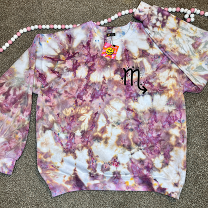 Zodiac Tie Dye Sweatshirt