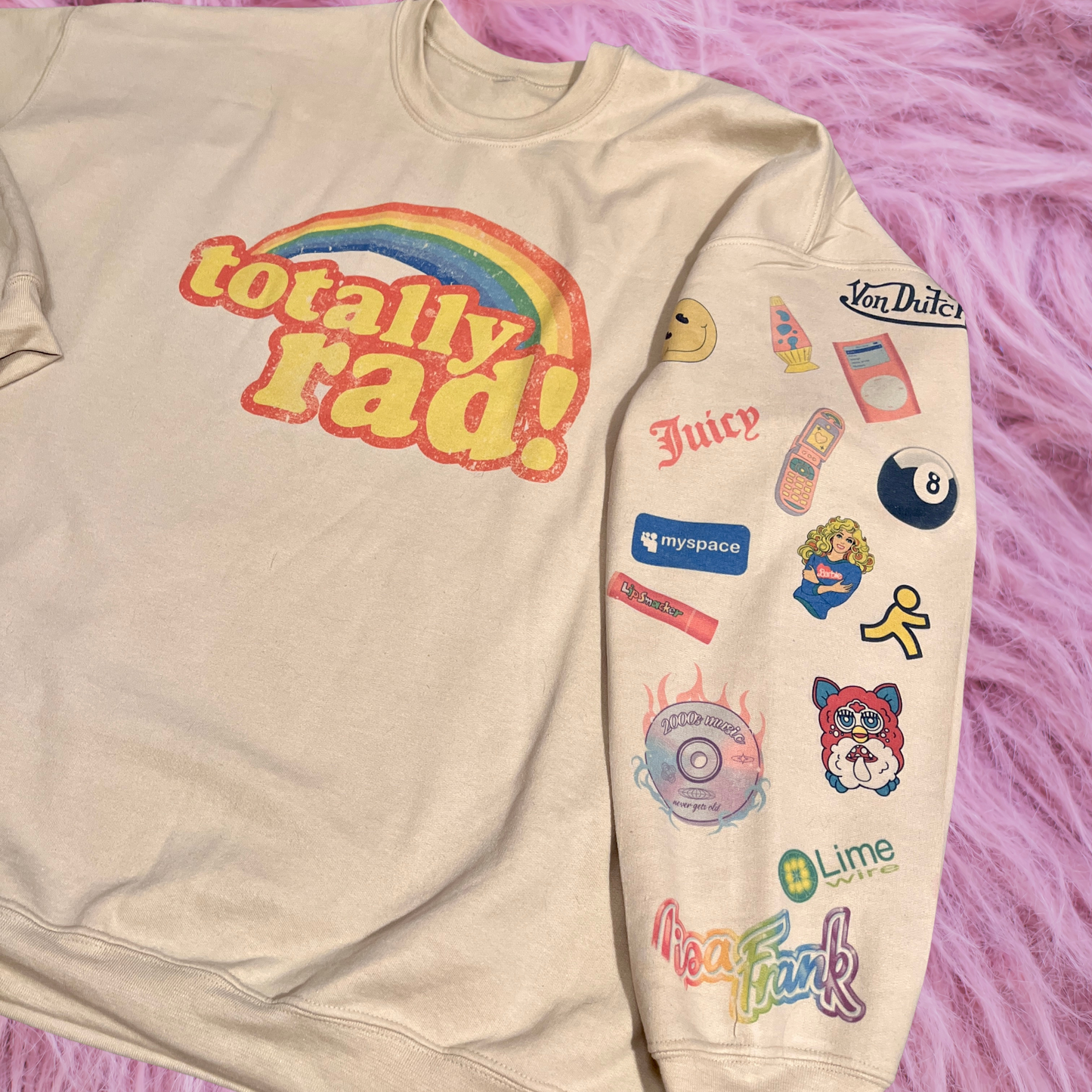 Throwback Totally Rad Retro Sweatshirt