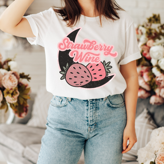 Strawberry Wine | Retro T Shirt