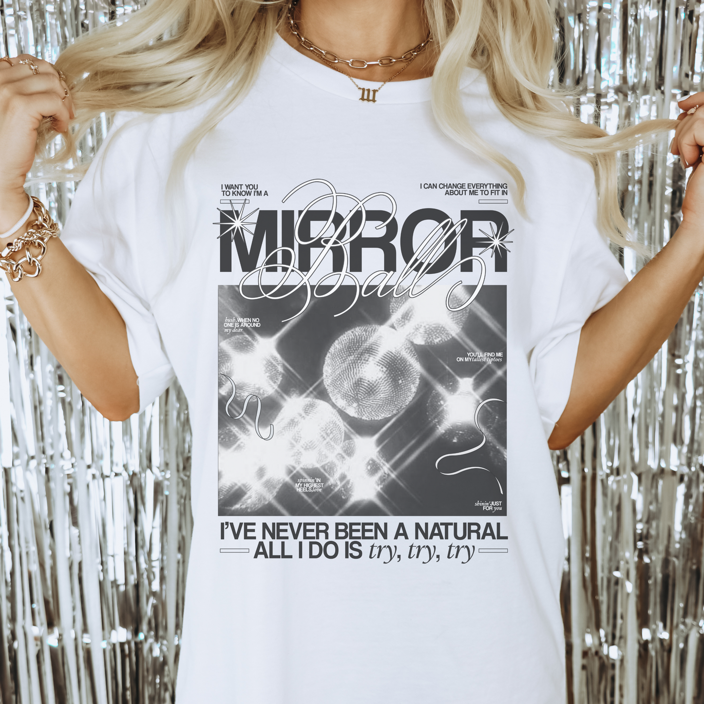 Mirror Disco Retro T-Shirt