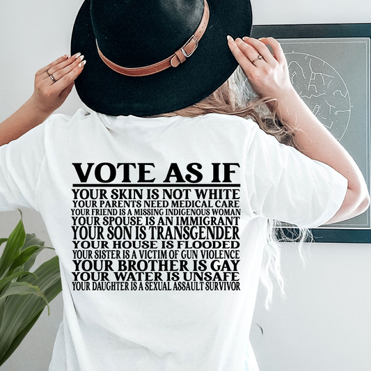 Vote as If.. (Bill) T Shirt