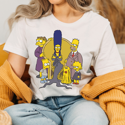 Yellow Spooky Family T Shirt