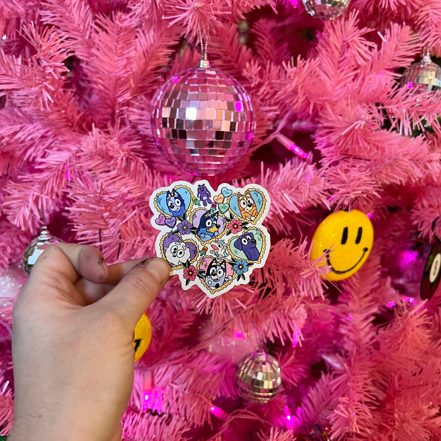 Friends Heart Vinyl Sticker