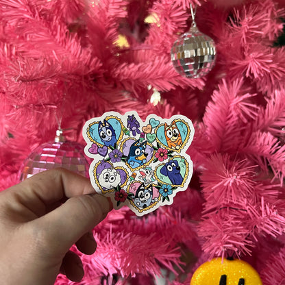 Friends Heart Vinyl Sticker