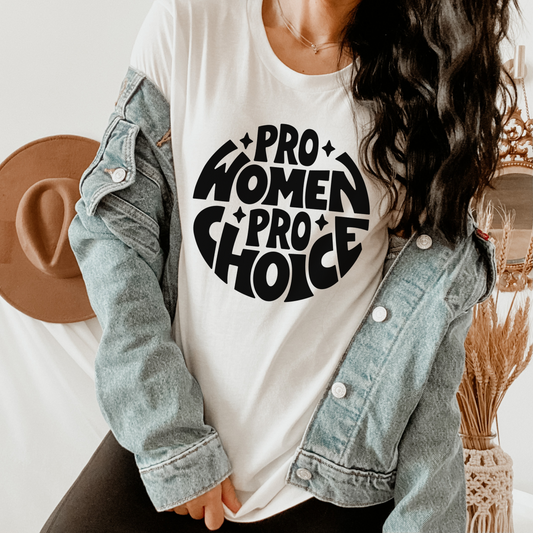 Pro Women, Pro Choice Retro T Shirt