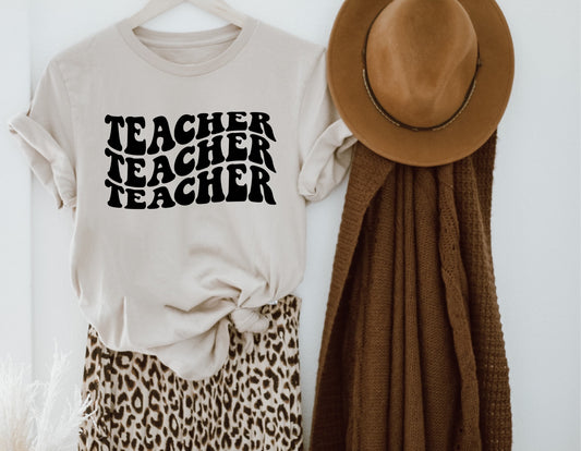 Teacher Retro Shirt Customizable | Mrs Miss Shirt