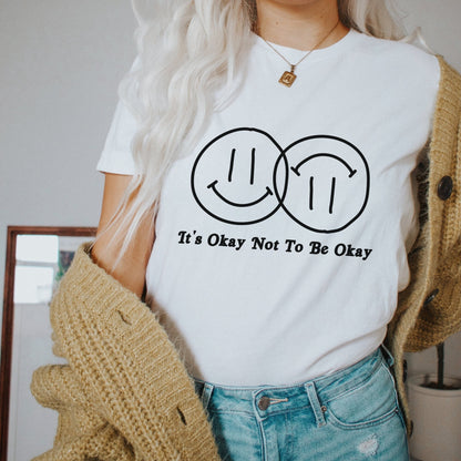 It's Okay Not To Be Okay Retro T Shirt