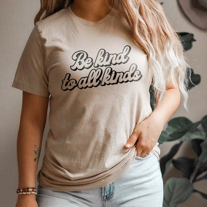 Be Kind to All Kinds Retro T Shirt
