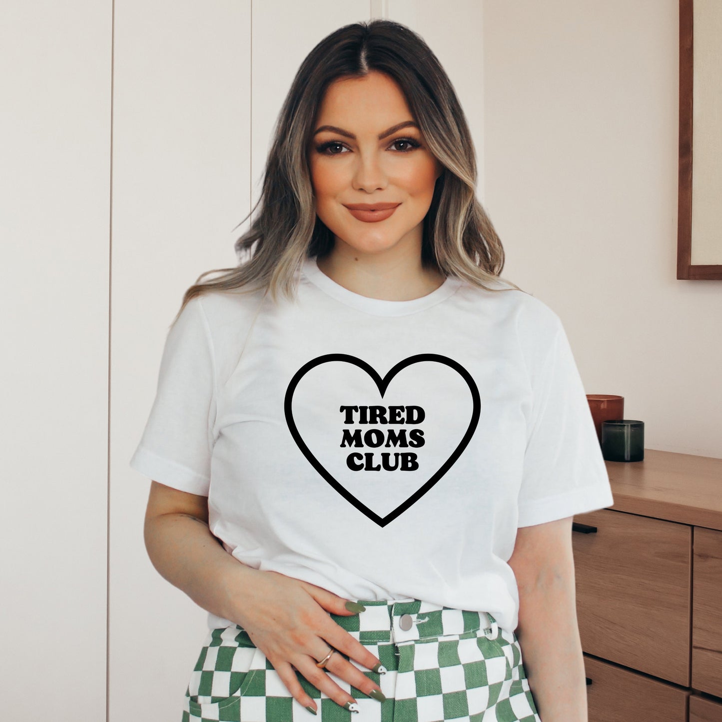 Tired Moms Club Retro T Shirt