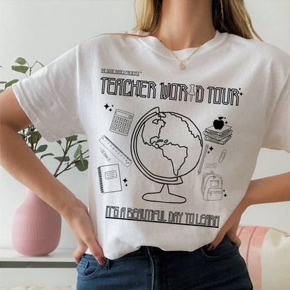 Teacher World Tour T Shirt