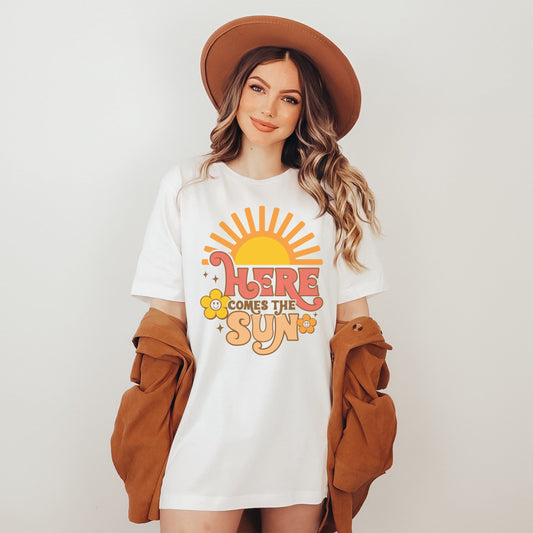 Here Comes the Sun Retro T Shirt