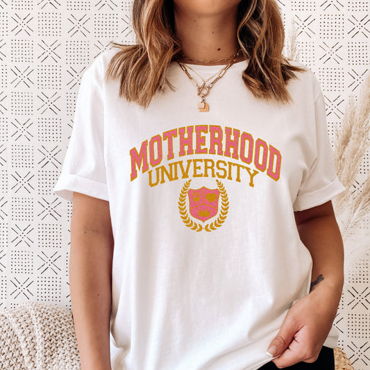 Motherhood University Retro T Shirt