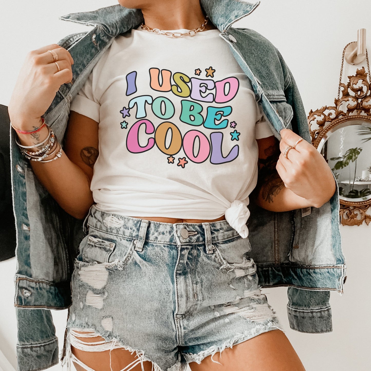 I Used to Be Cool | Retro Mama Mom T Shirt / Sweatshirt