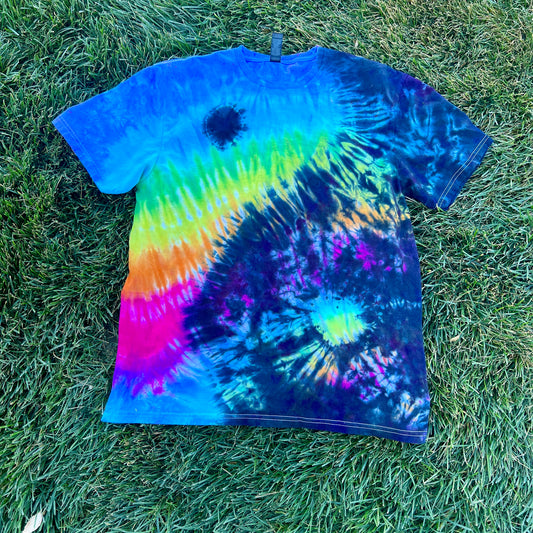 Rainbow Yin Yang Tie Dye