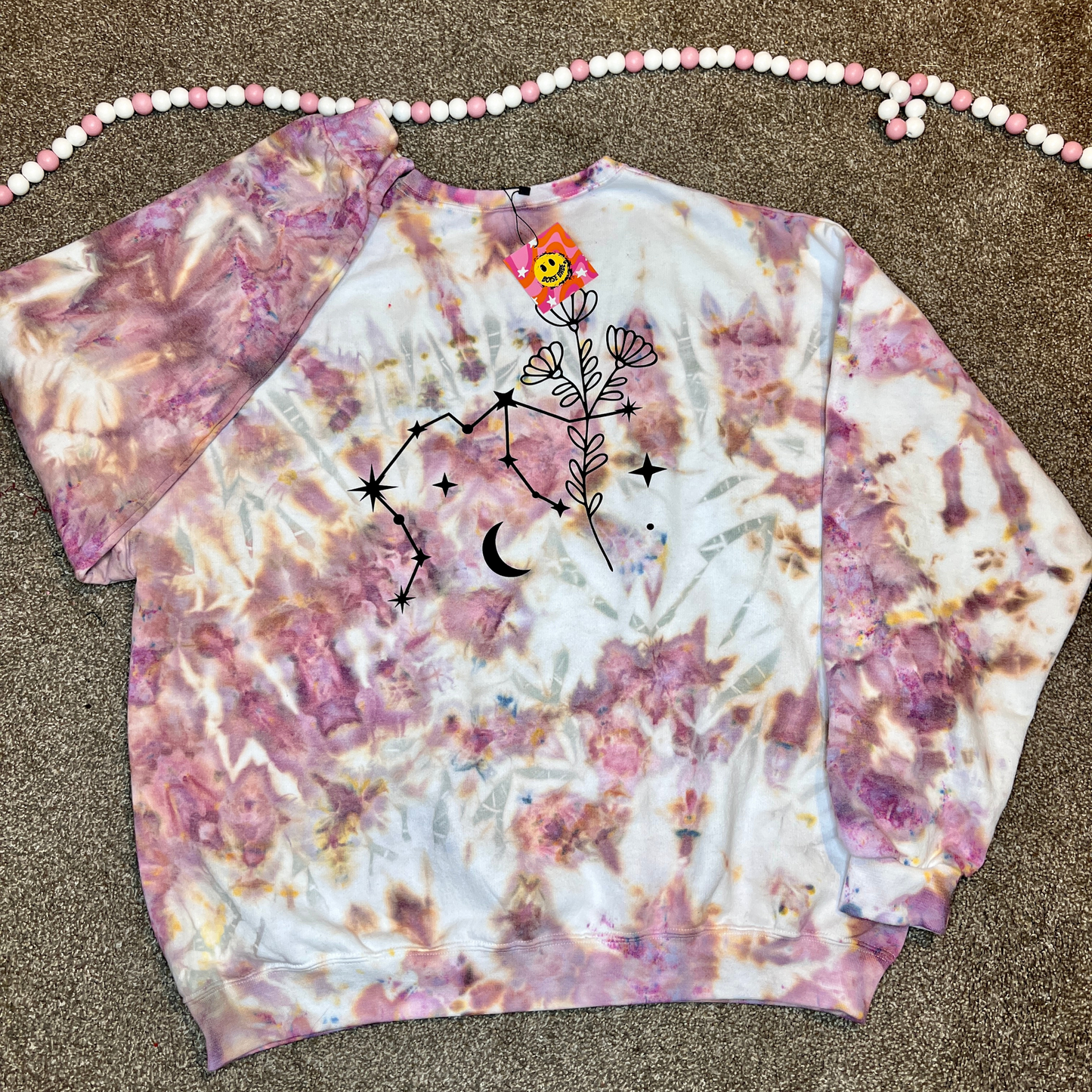 Zodiac Tie Dye Sweatshirt