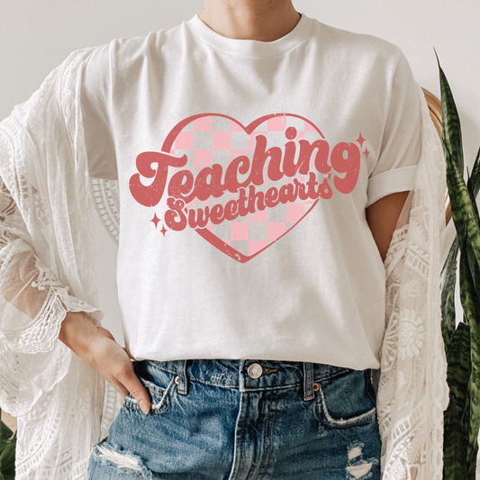 Teaching Sweethearts Retro T Shirt