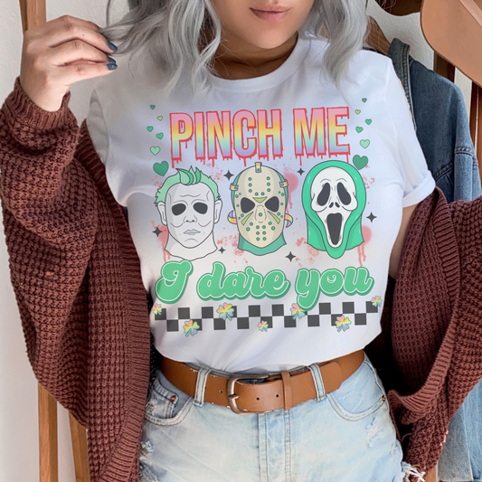 Pinch Me, I Dare You Retro T Shirt